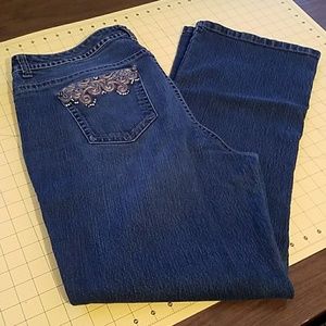 New directions 18w dark wash jeans